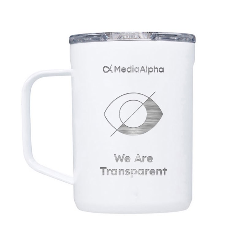 We Are Transparent cup